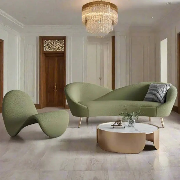 Lip Petals Designer Italian Sofa Set-MinimalisticDecor.com