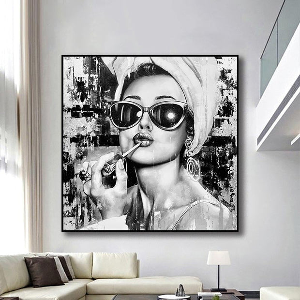 Lips Don't Lie Canvas Art: The Perfect Wall Decor-MinimalisticDecor.com