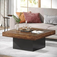 Little Tree Farmhouse Square Coffee Table-MinimalisticDecor.com