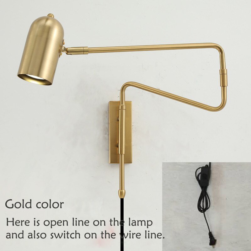 Long Arm Wall Lamp-MinimalisticDecor.com