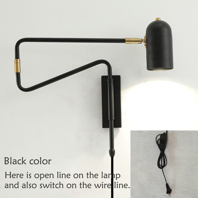 Long Arm Wall Lamp-MinimalisticDecor.com