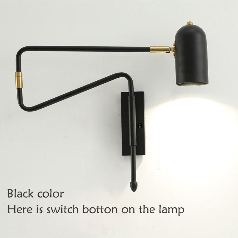 Long Arm Wall Lamp-MinimalisticDecor.com
