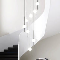 Long Line Glass Ball Chandelier - Lighting Solution-MinimalisticDecor.com