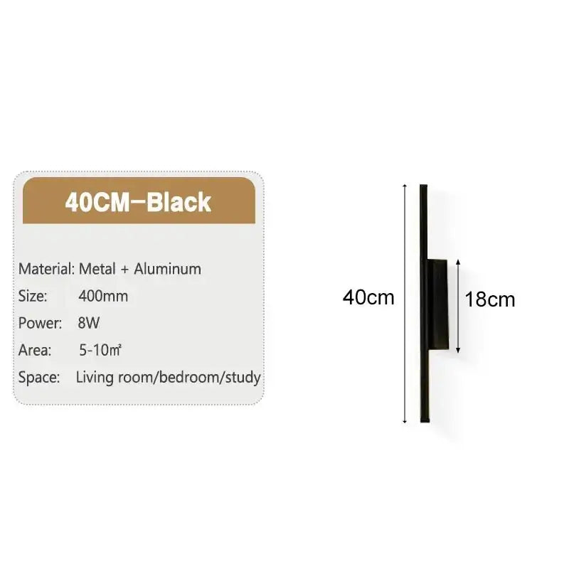 Long Strip LED Aisle Wall Lamps-MinimalisticDecor.com
