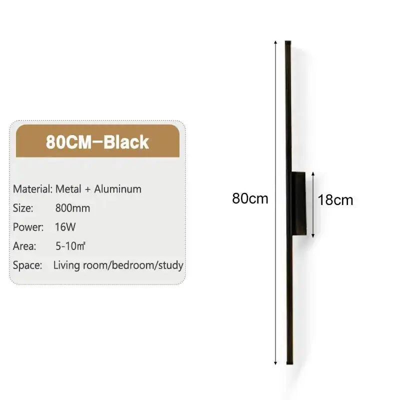 Long Strip LED Aisle Wall Lamps-MinimalisticDecor.com