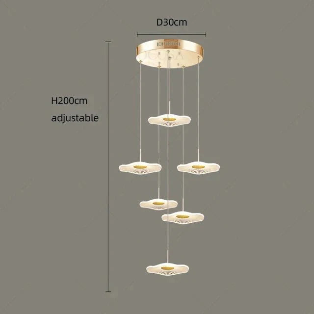 Lotus Leaf Chandelier: Elegant Lighting for Your Space-MinimalisticDecor.com