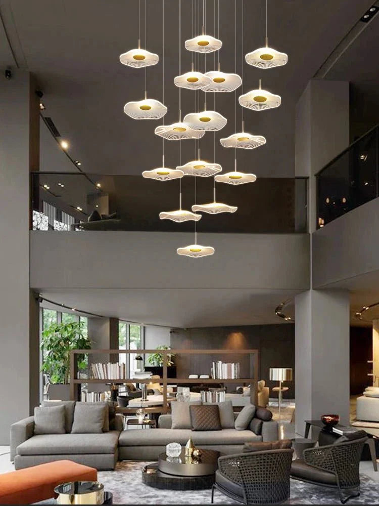 Lotus Leaf Chandelier: Elegant Lighting for Your Space-MinimalisticDecor.com