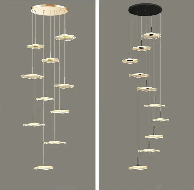 Lotus Leaf Chandelier: Elegant Lighting for Your Space-MinimalisticDecor.com