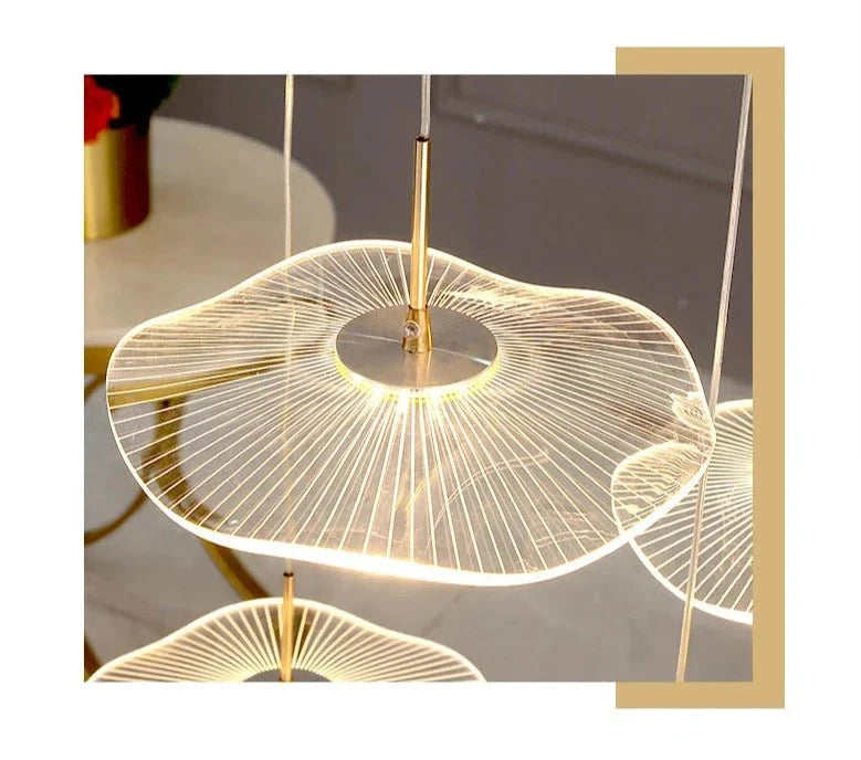 Lotus Leaf Chandelier: Elegant Lighting for Your Space-MinimalisticDecor.com