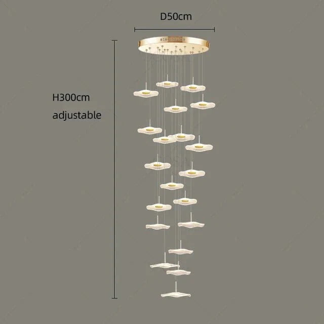 Lotus Leaf Chandelier: Elegant Lighting for Your Space-MinimalisticDecor.com