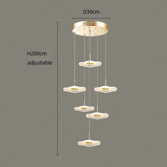 Lotus Leaf Chandelier: Elegant Lighting for Your Space-MinimalisticDecor.com