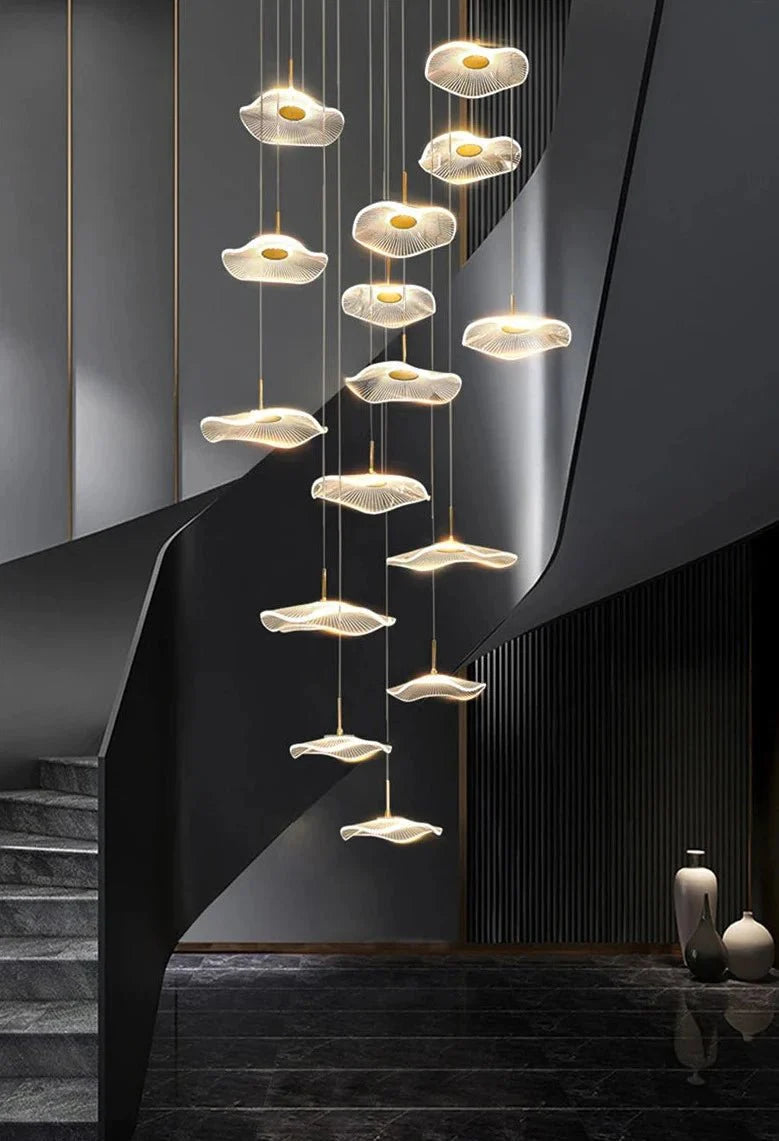 Lotus Leaf Chandelier: Elegant Lighting for Your Space-MinimalisticDecor.com