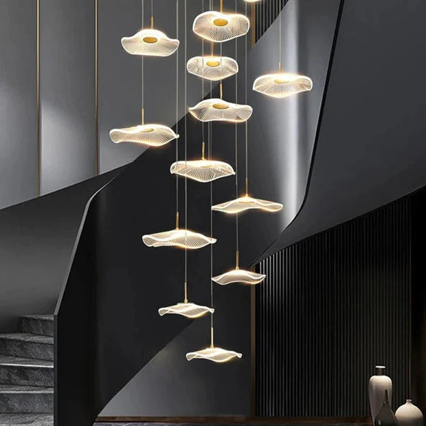 Lotus Leaf Chandelier: Elegant Lighting for Your Space-MinimalisticDecor.com