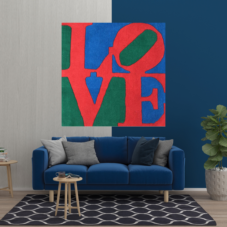 Love Abstract Canvas Wall Art-MinimalisticDecor.com
