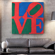 Love Abstract Canvas Wall Art-MinimalisticDecor.com