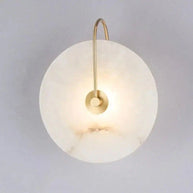 Luna Stone Modern Marble Wall Sconce Light-MinimalisticDecor.com