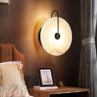 Luna Stone Modern Marble Wall Sconce Light-MinimalisticDecor.com