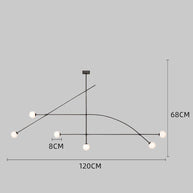 Lustre Bars Chandelier: Illuminate with Elegance-MinimalisticDecor.com