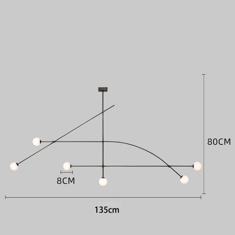 Lustre Bars Chandelier: Illuminate with Elegance-MinimalisticDecor.com