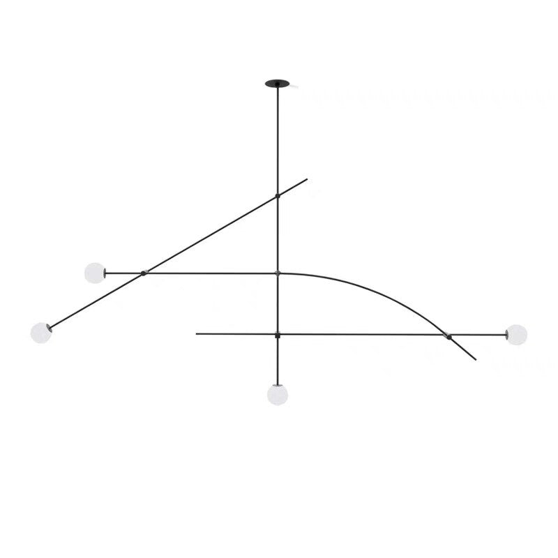 Lustre Bars Chandelier: Illuminate with Elegance-MinimalisticDecor.com