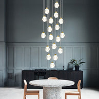 Luxury Crystal Staircase Chandelier with LED Lights-MinimalisticDecor.com
