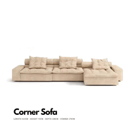 Luxury Italian Designer Sectional Sofa – High-Density Sponge & Down Filling-MinimalisticDecor.com