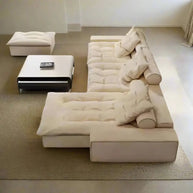 Luxury Italian Designer Sectional Sofa – High-Density Sponge & Down Filling-MinimalisticDecor.com
