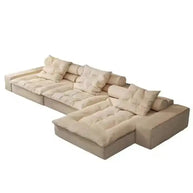 Luxury Italian Designer Sectional Sofa – High-Density Sponge & Down Filling-MinimalisticDecor.com