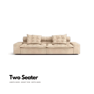 Luxury Italian Designer Sectional Sofa – High-Density Sponge & Down Filling-MinimalisticDecor.com