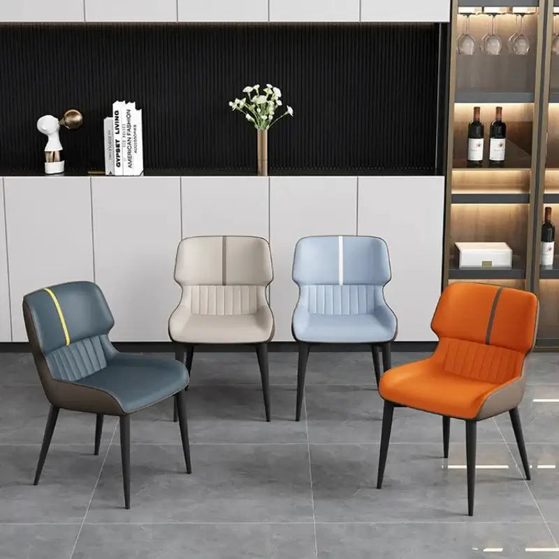 Luxury n Comfort Leather Dining Chair-MinimalisticDecor.com