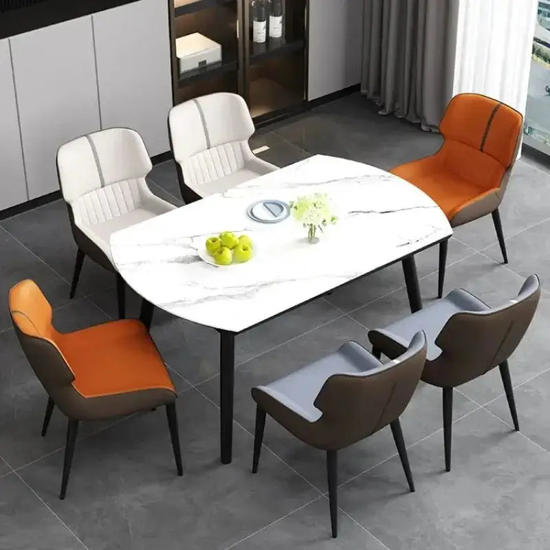 Luxury n Comfort Leather Dining Chair-MinimalisticDecor.com