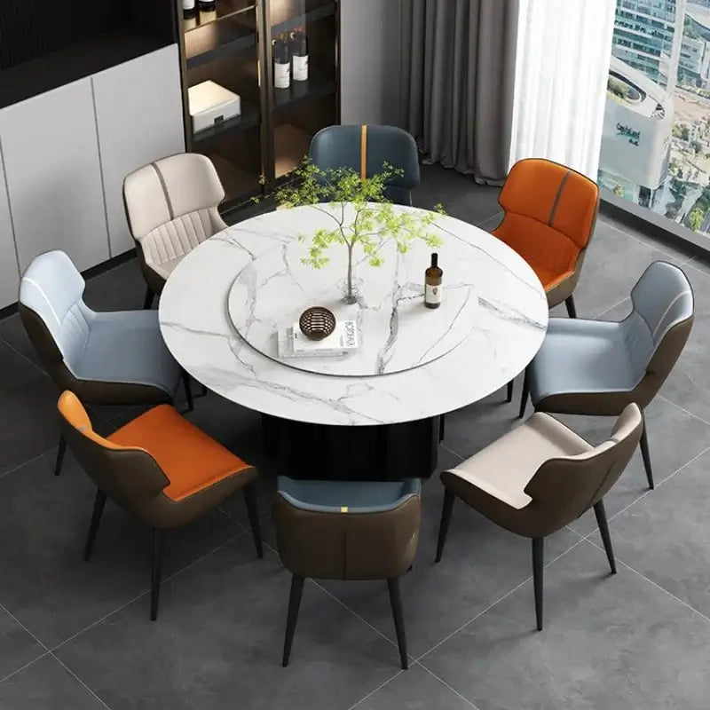 Luxury n Comfort Leather Dining Chair-MinimalisticDecor.com