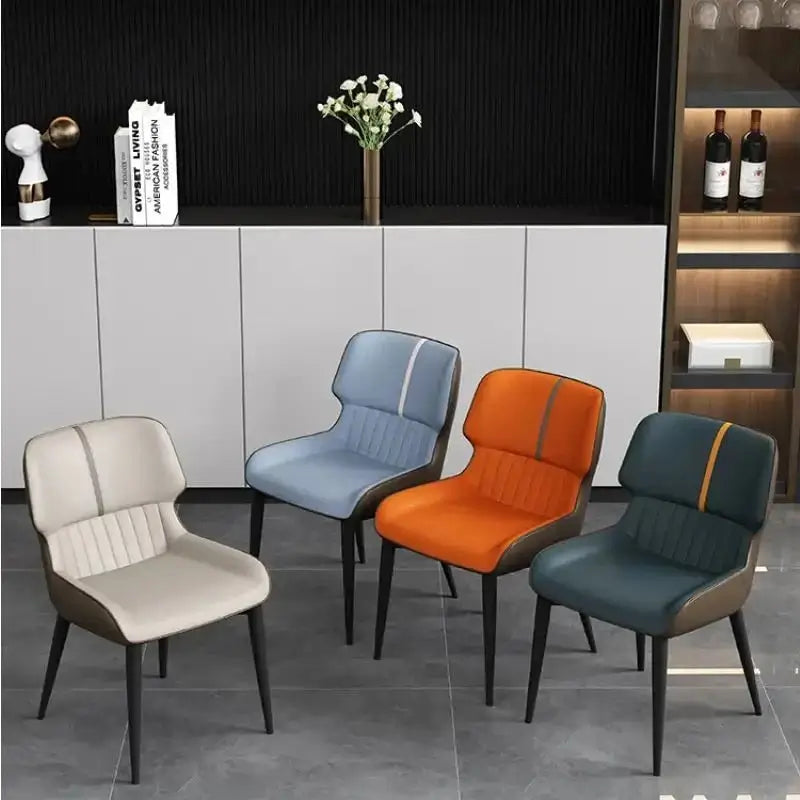 Luxury n Comfort Leather Dining Chair-MinimalisticDecor.com