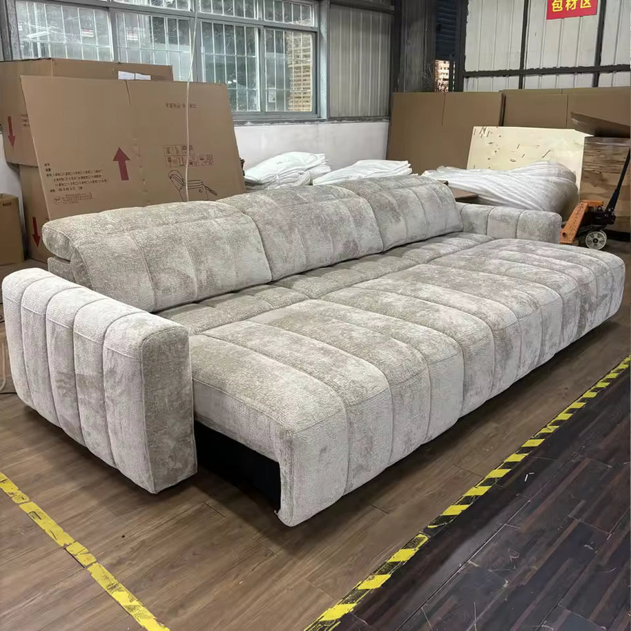 Luxury Recliner Extendable Sofa Bed Set with Remote-MinimalisticDecor.com