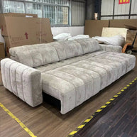 Luxury Recliner Extendable Sofa Bed Set with Remote-MinimalisticDecor.com