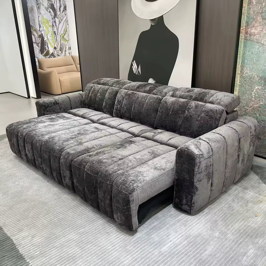 Luxury Recliner Extendable Sofa Bed Set with Remote-MinimalisticDecor.com