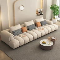 Luxury Sectional Calf Leather Sofa Cama Chaise Sofa Set-MinimalisticDecor.com
