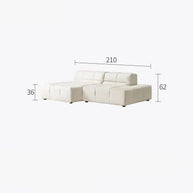 Luxury Sectional Minimalistic Corner Sofa Set-MinimalisticDecor.com