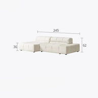 Luxury Sectional Minimalistic Corner Sofa Set-MinimalisticDecor.com