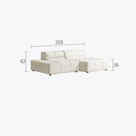 Luxury Sectional Minimalistic Corner Sofa Set-MinimalisticDecor.com
