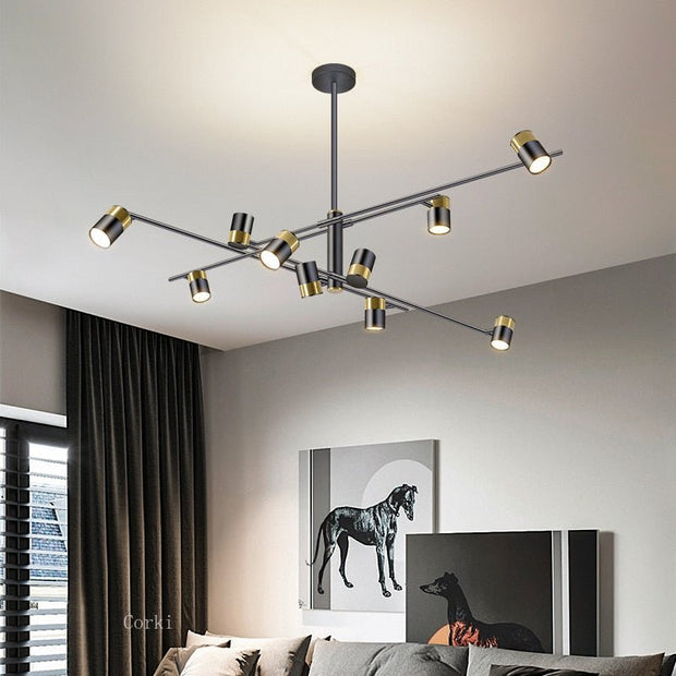 Lynx Design Chandelier: Rotatable Sputnik Chandelier-MinimalisticDecor.com