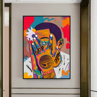 Mac Miller Singer Graffiti Hip Hop Canvas Wall Art-MinimalisticDecor.com