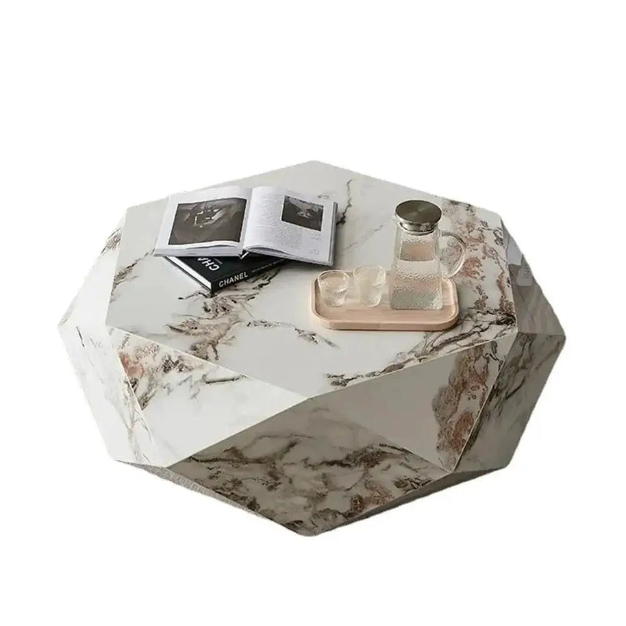 Marble Diamond Designer Coffee Table-MinimalisticDecor.com