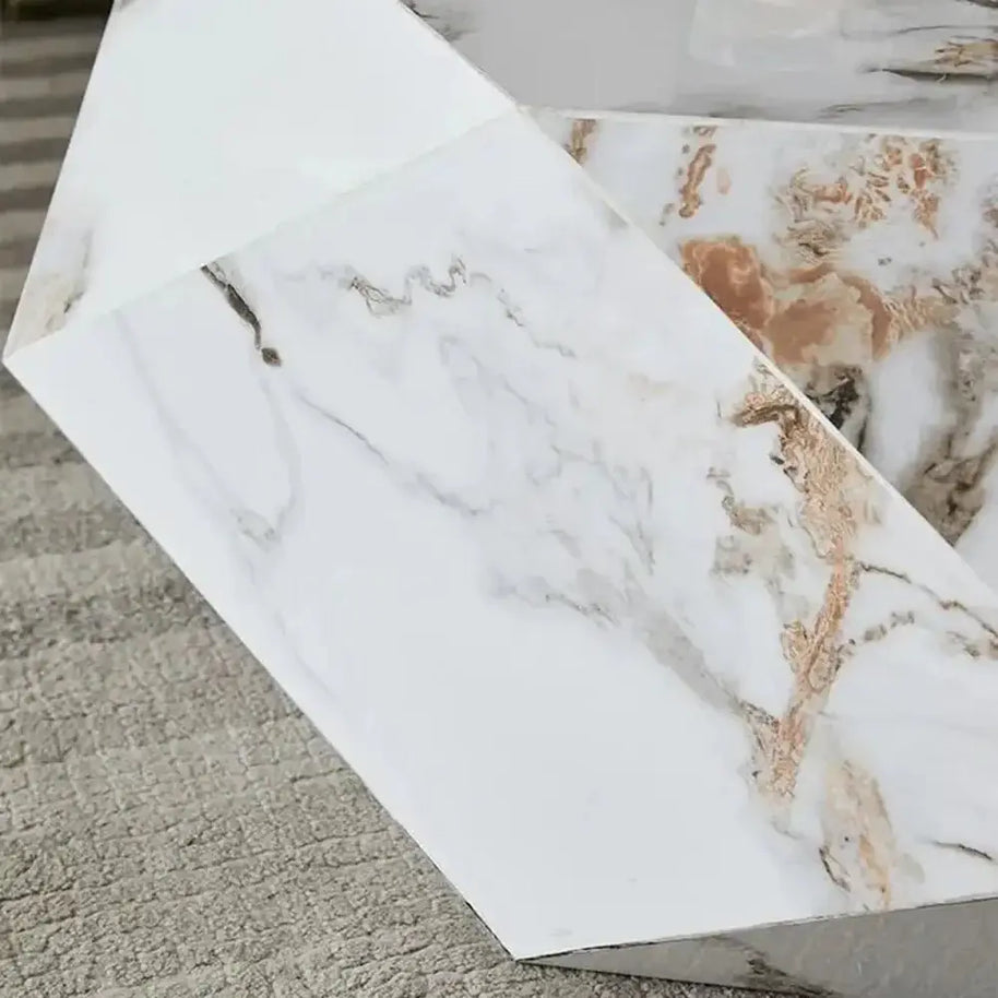 Marble Diamond Designer Coffee Table-MinimalisticDecor.com