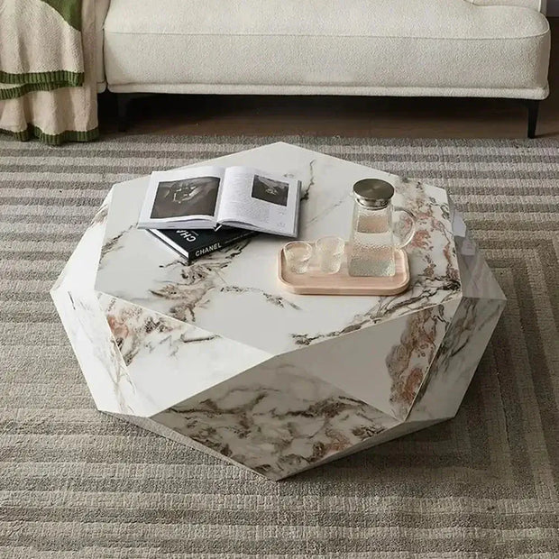 Marble Diamond Designer Coffee Table-MinimalisticDecor.com