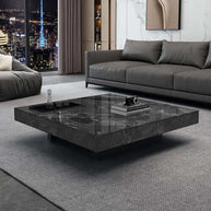 Marble Gloss Coffee Table-MinimalisticDecor.com