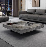 Marble Gloss Coffee Table-MinimalisticDecor.com