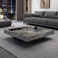 Marble Gloss Coffee Table-MinimalisticDecor.com