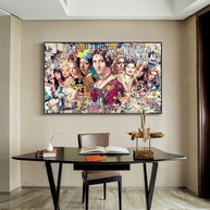 Marilyn and Mona Lisa Street Art: Captivating Masterpieces-MinimalisticDecor.com