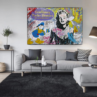 Marilyn Canvas Wall Art: Gentleman Prefer Blondes-MinimalisticDecor.com